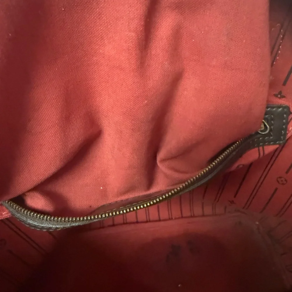 Louis Vuitton Nerverfull Damier Ebene Tote w cherry interior - Picture 10 of 11